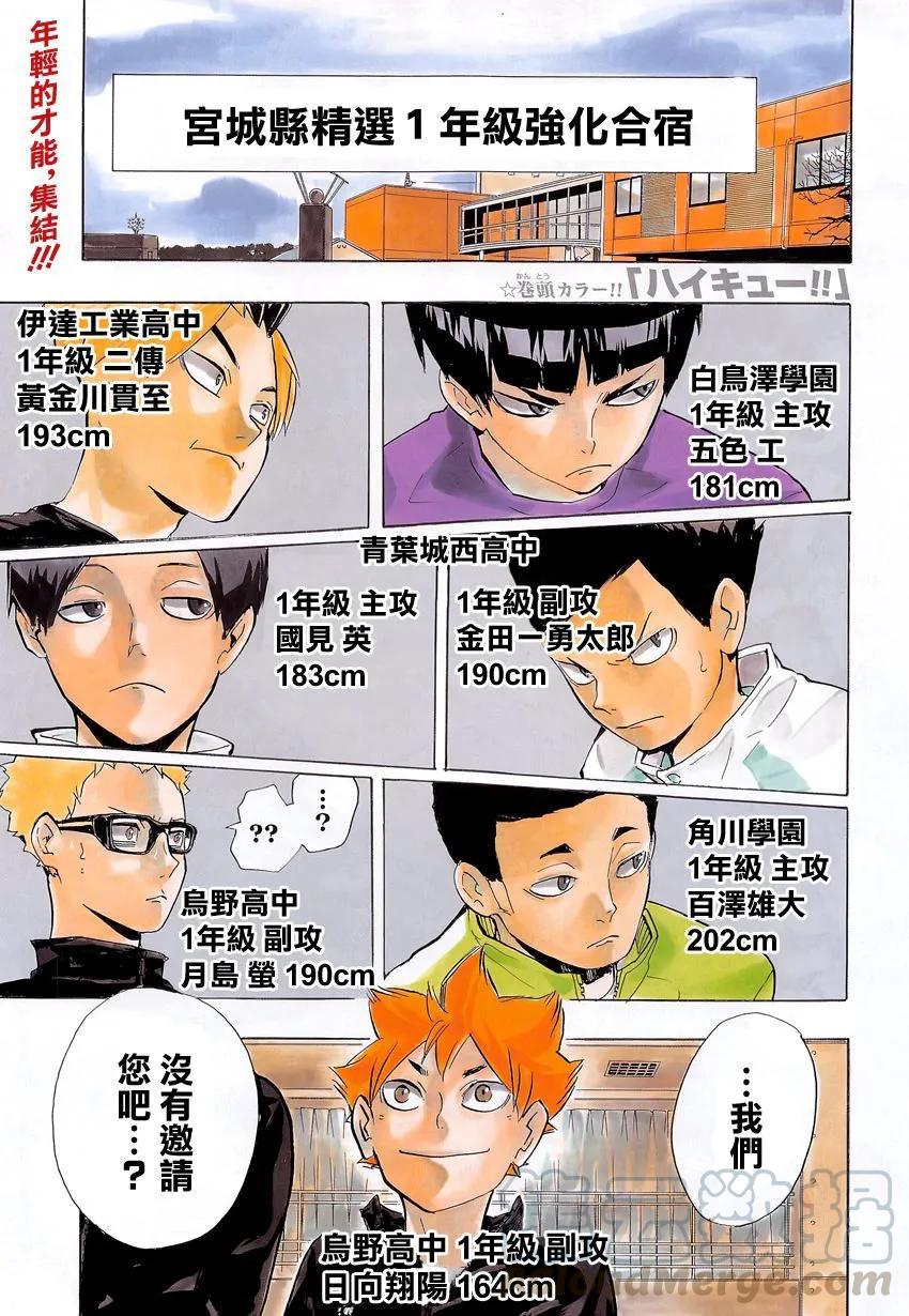 🍝排球少年！！ 第209话 自我介绍 第1页