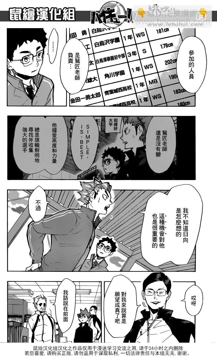 🍝排球少年！！ 第209话 自我介绍 第12页