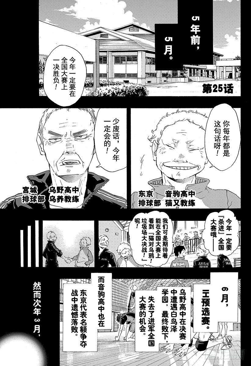 🍝排球少年！！ 第25话 遭遇 第1页