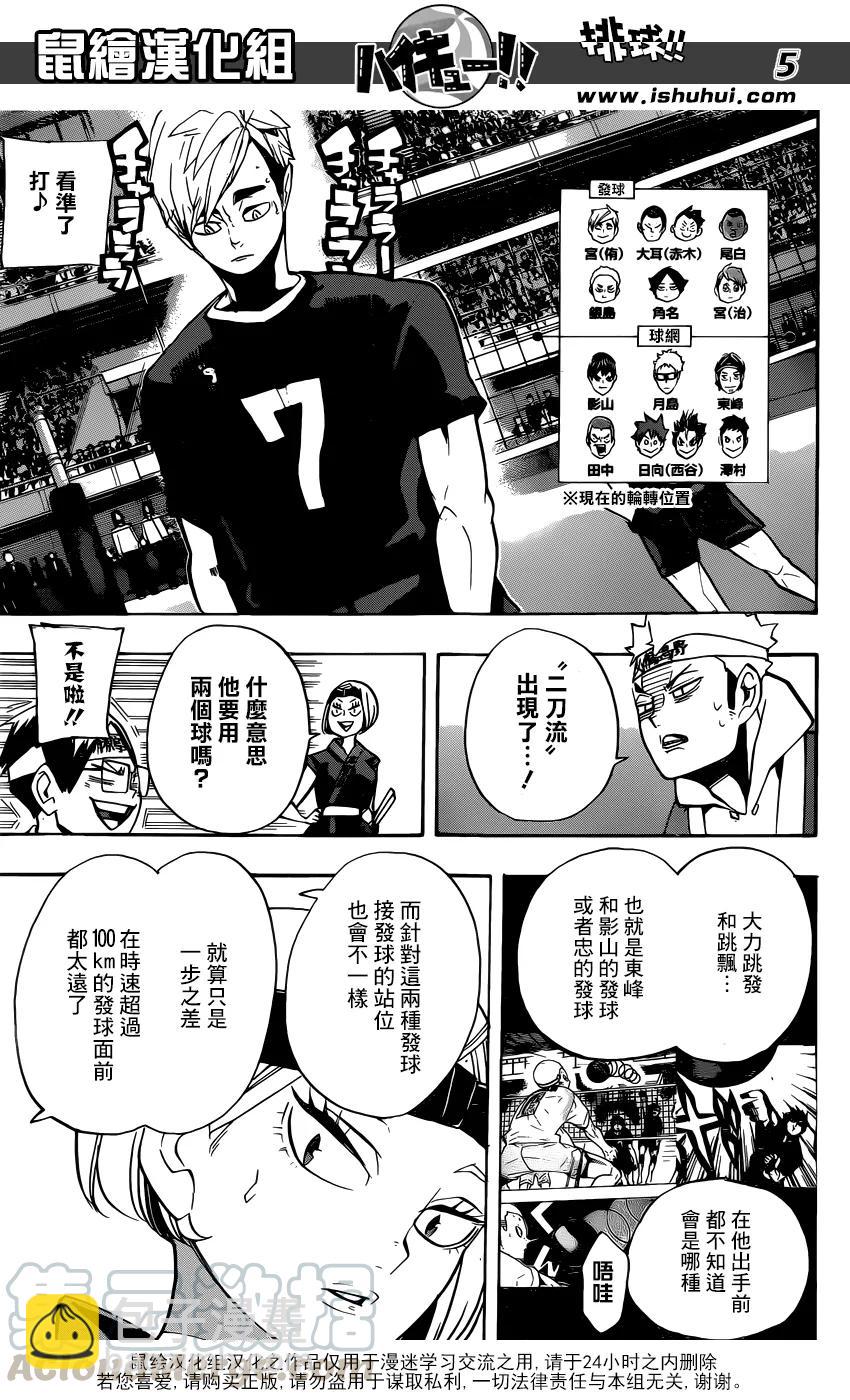 🍝排球少年！！ 第253话 追击 第5页