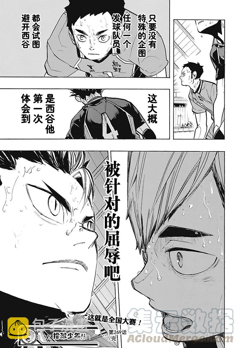 🍝排球少年！！ 第269话 球场野兽们 第19页
