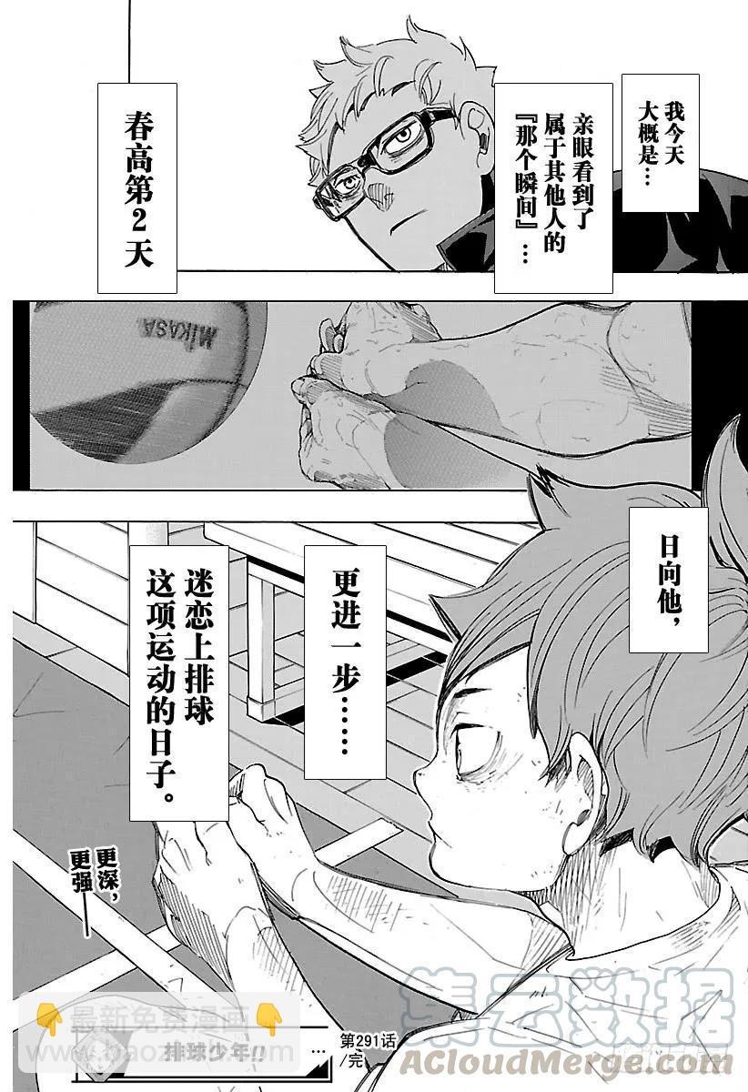 🍝排球少年！！ 第291话 变化之日 第19页