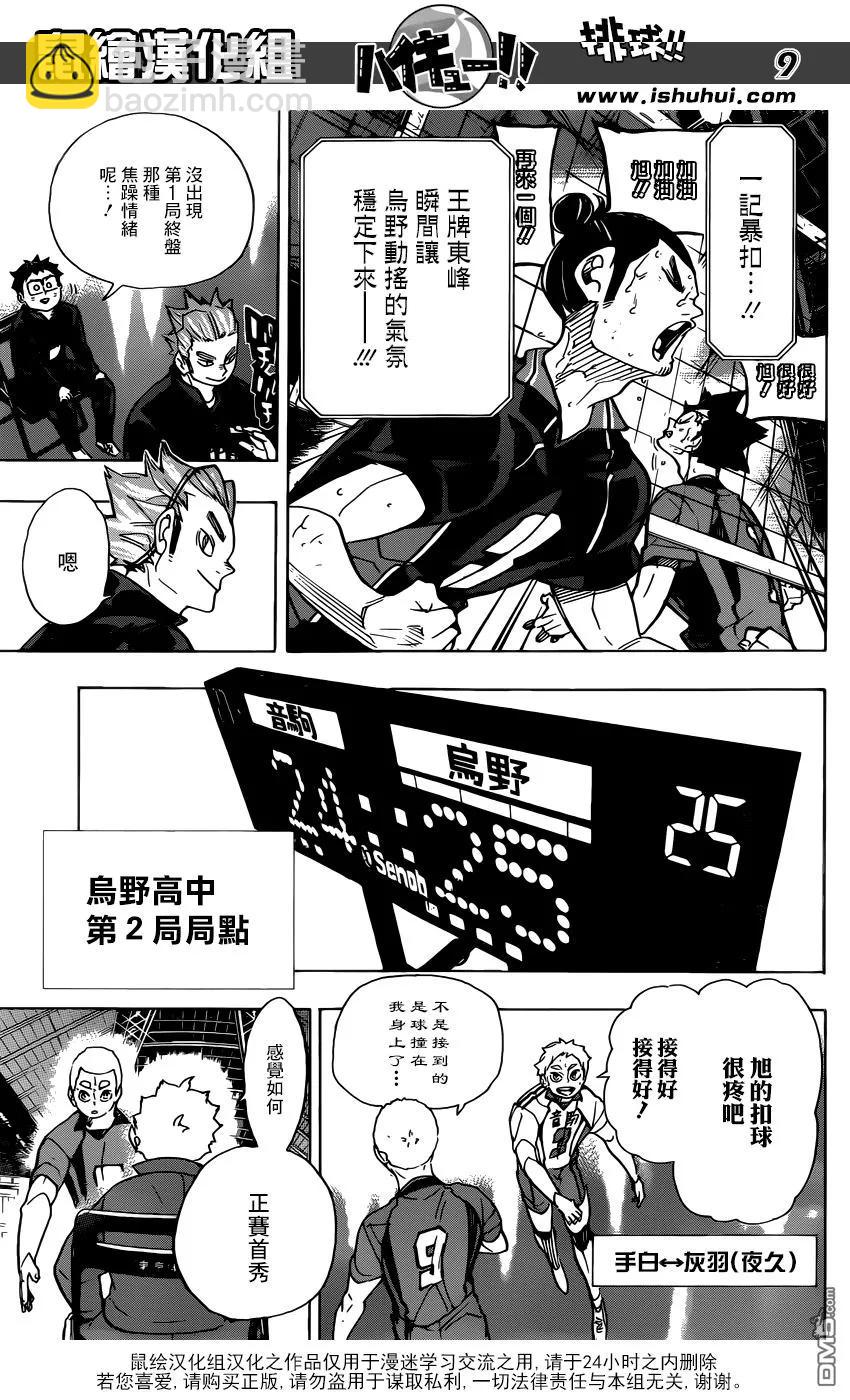🍝排球少年！！ 第317话 更新 第8页