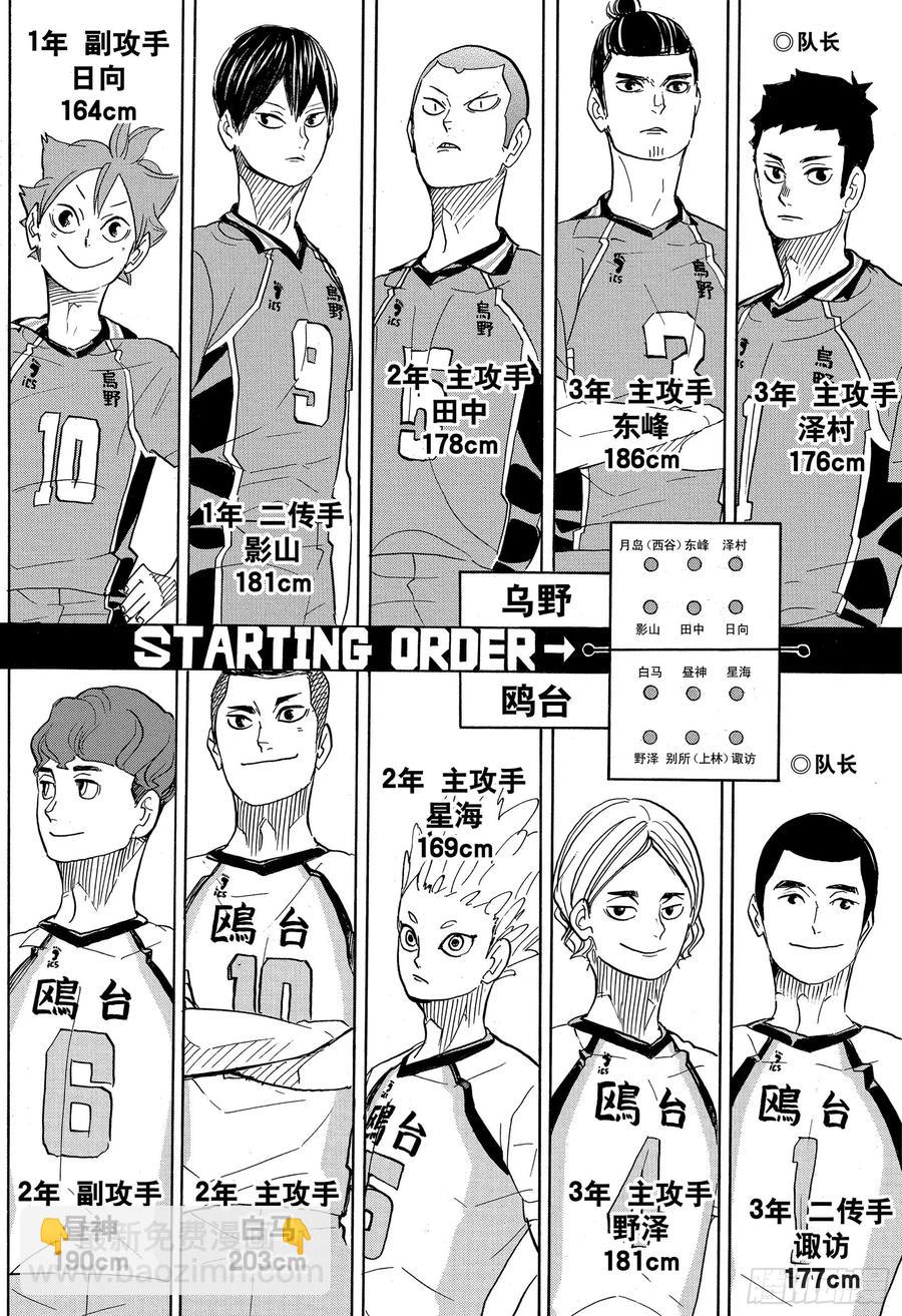 🍝排球少年！！ 第339话 意识 第12页