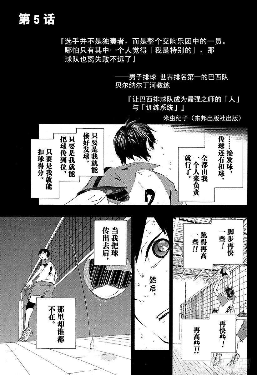 🍝排球少年！！ 第5话 球场上的王者 第1页