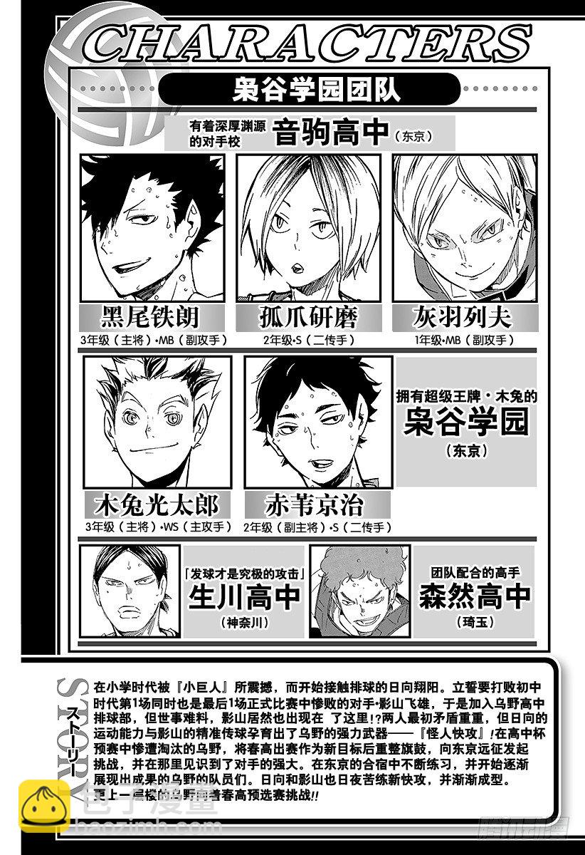 🍝排球少年！！ 第99话 比赛开始！！ 第5页