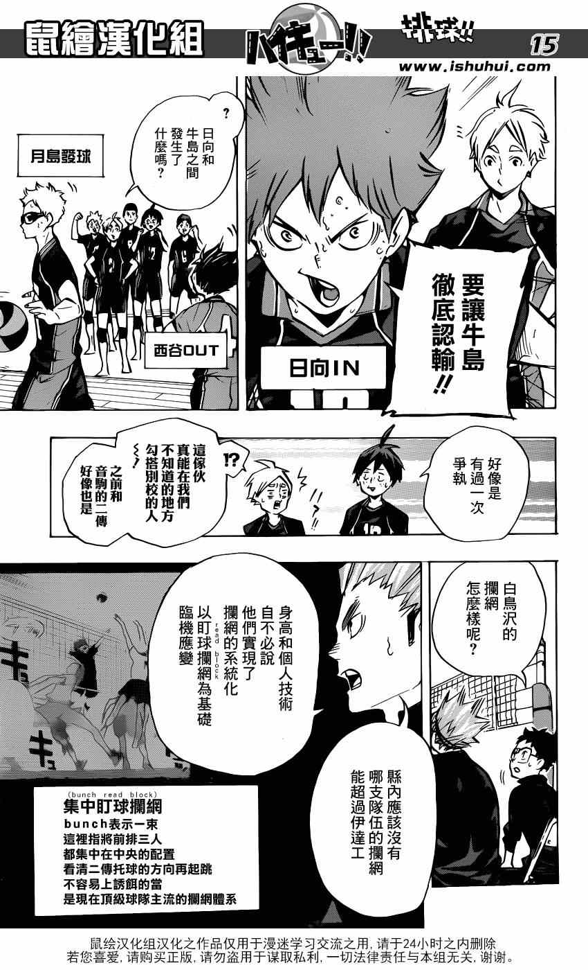 🍝排球少年!! 第155话 第15页