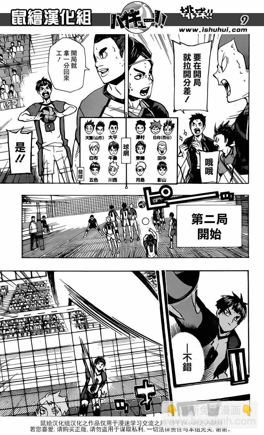 🍝排球少年!! 第155话 第9页