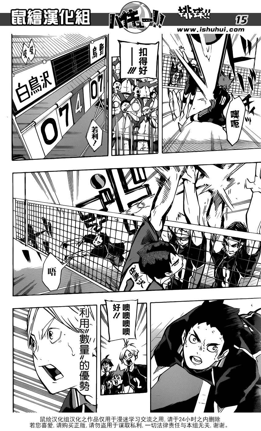 🍝排球少年!! 第167话 第15页