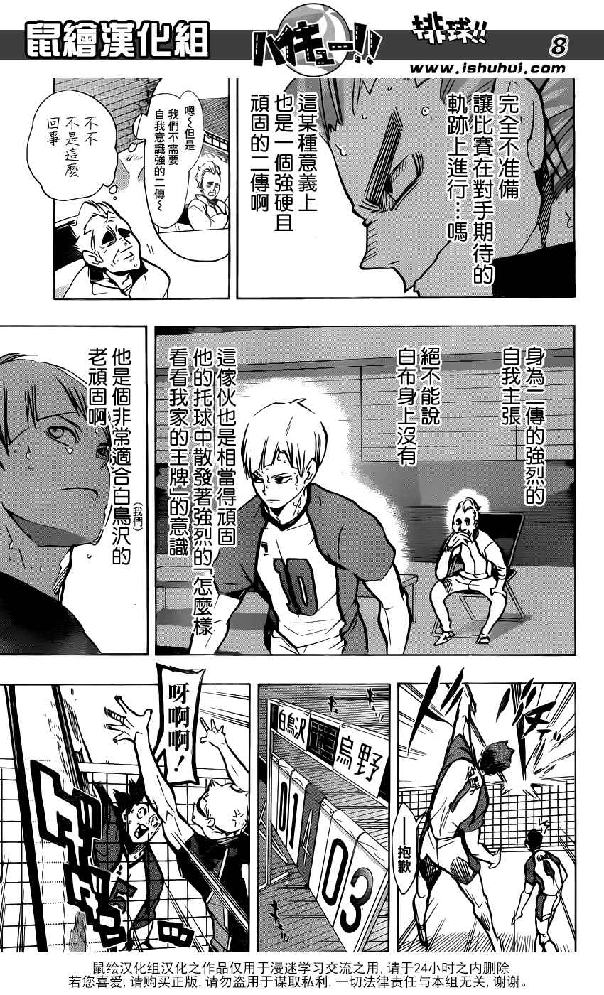 🍝排球少年!! 第167话 第8页
