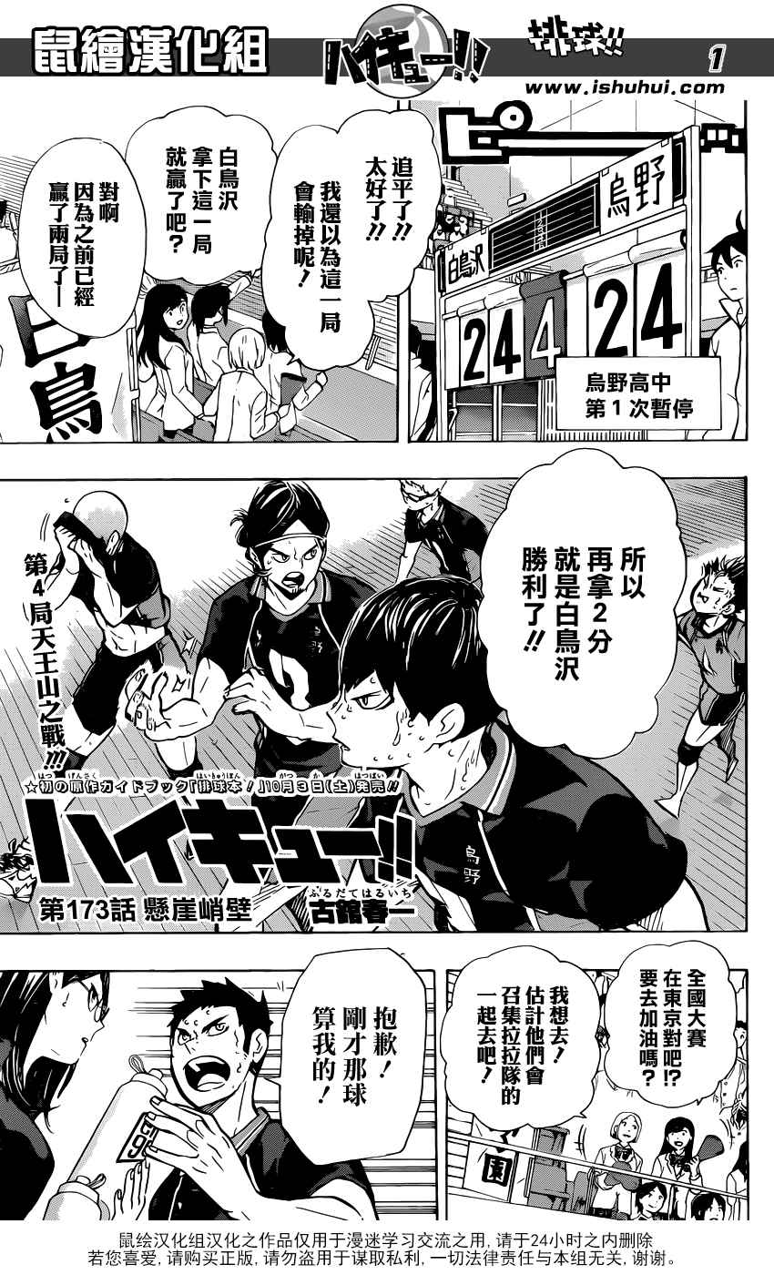 🍝排球少年!! 第173话 第2页