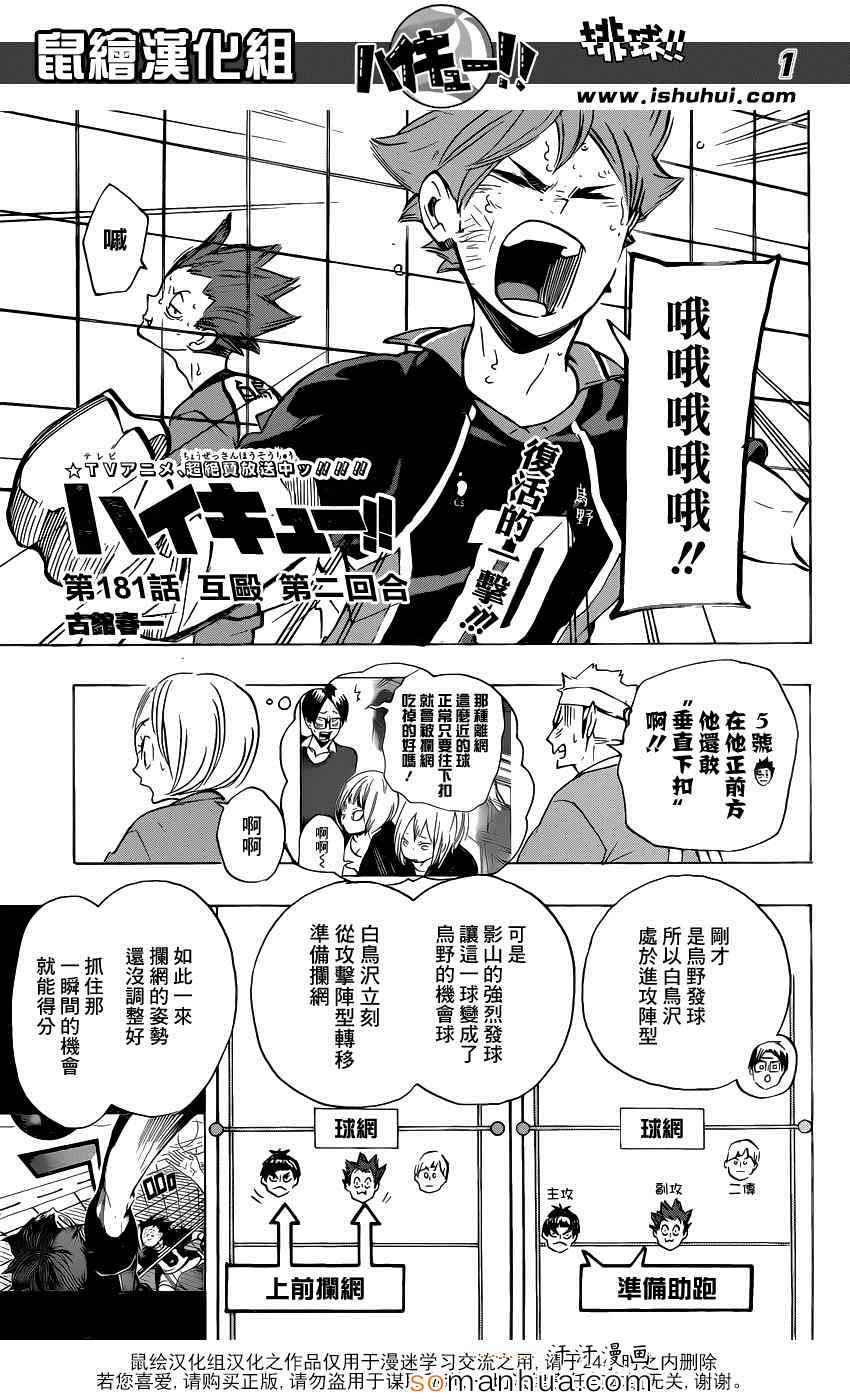 🍝排球少年!! 第181话 第2页