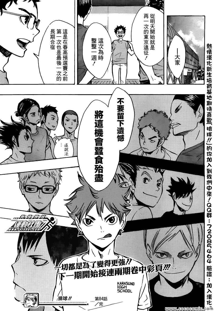 🍝排球少年!! 第84话 第19页