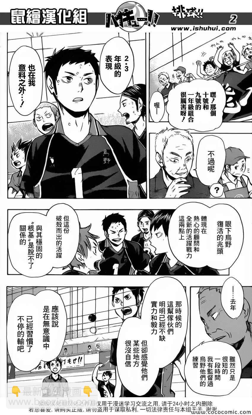🍝排球少年!! 第101话 第2页