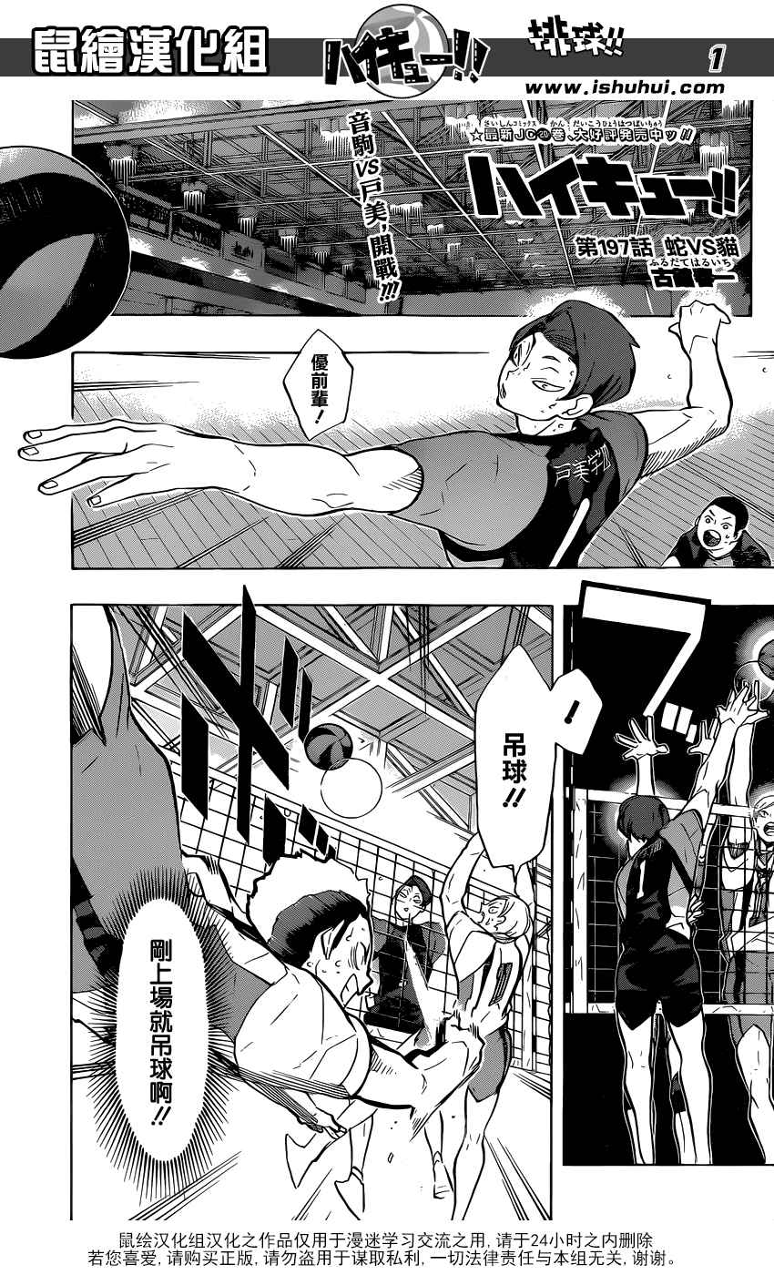 🍝排球少年!! 第197话 第2页