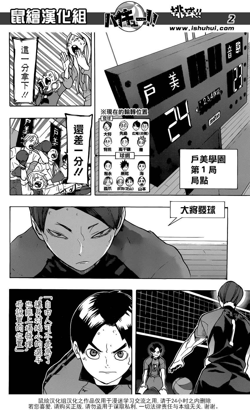 🍝排球少年!! 第201话 第2页