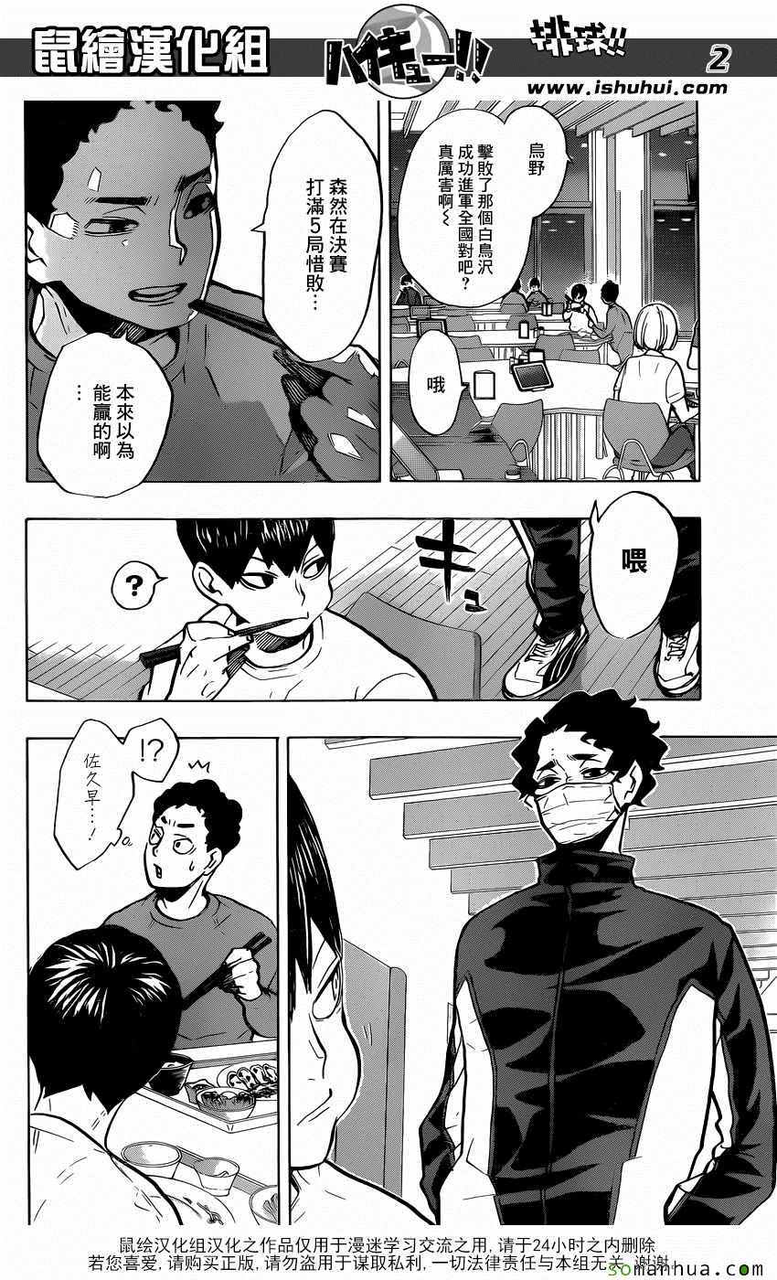 🍝排球少年!! 第215话 第2页