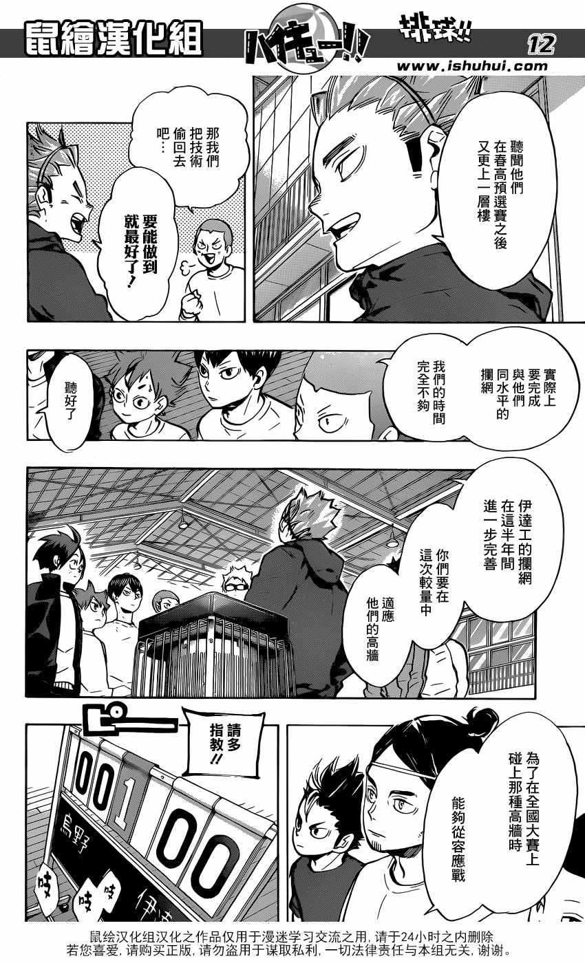 🍝排球少年!! 第221话 第11页