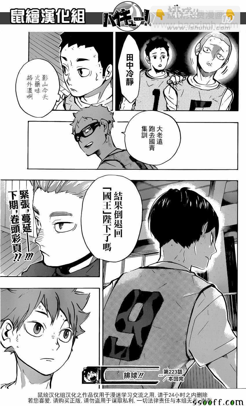 🍝排球少年!! 第223话 第19页