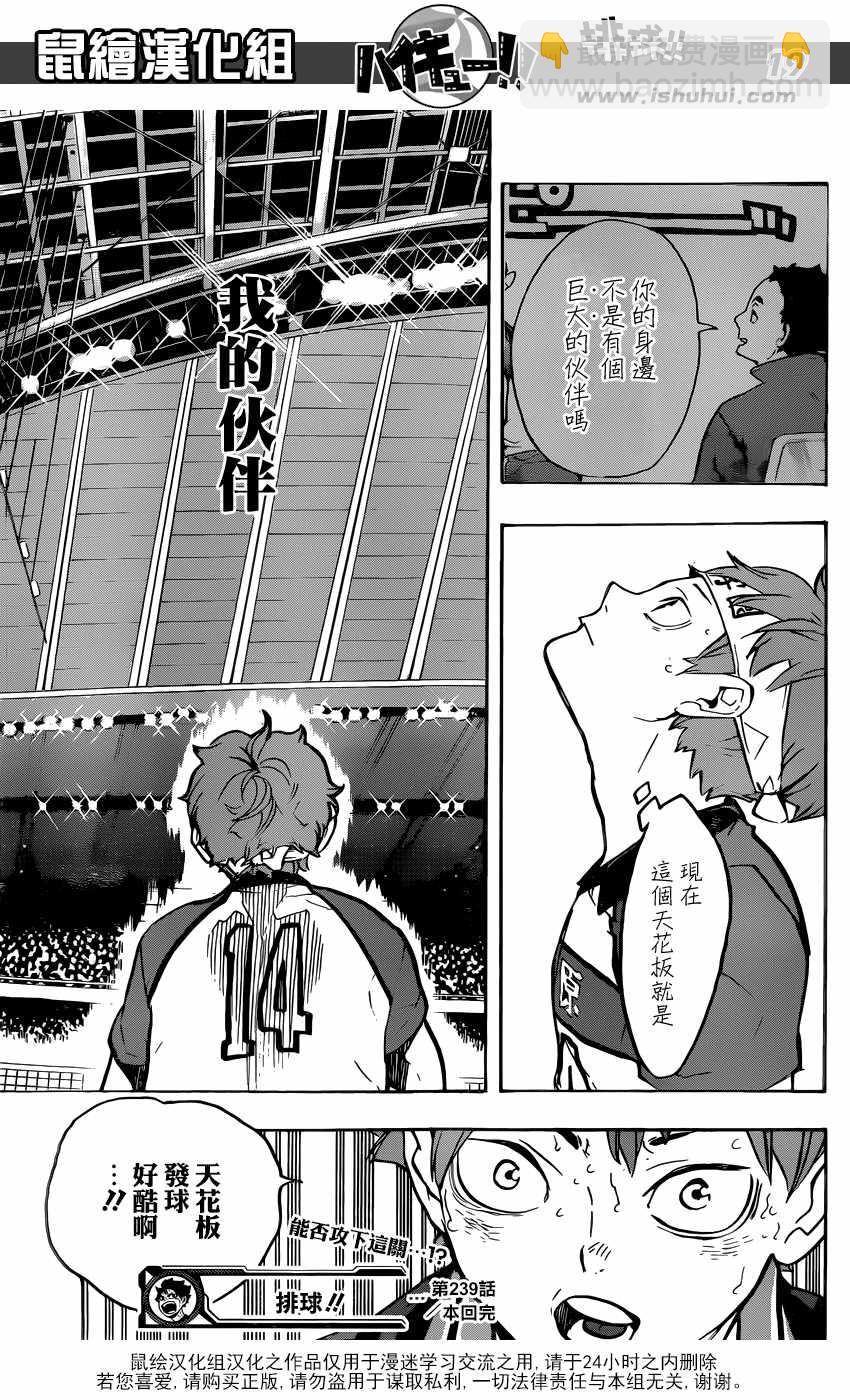 🍝排球少年!! 第239话 第18页