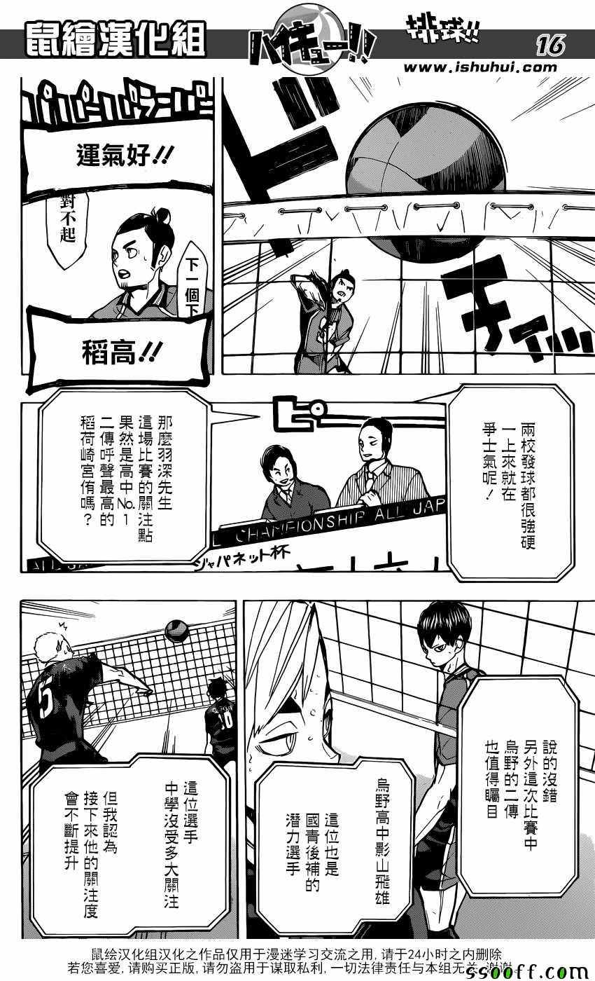 🍝排球少年!! 第249话 第15页