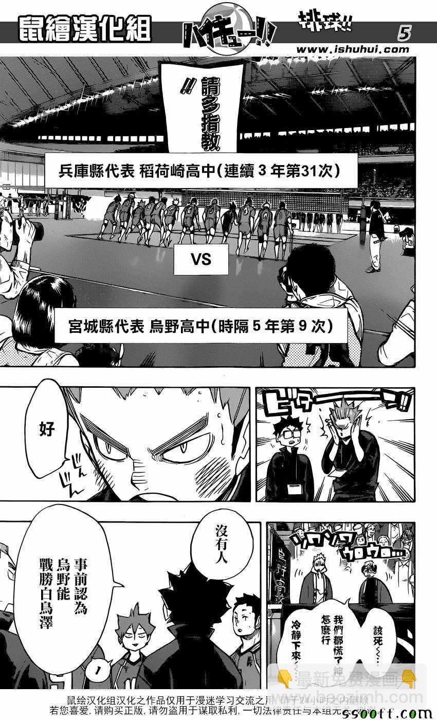 🍝排球少年!! 第249话 第5页