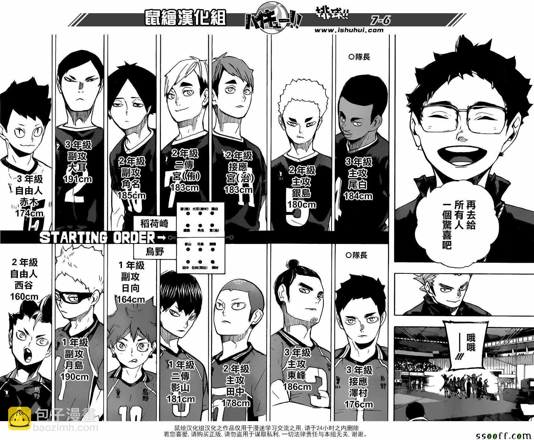 🍝排球少年!! 第249话 第6页