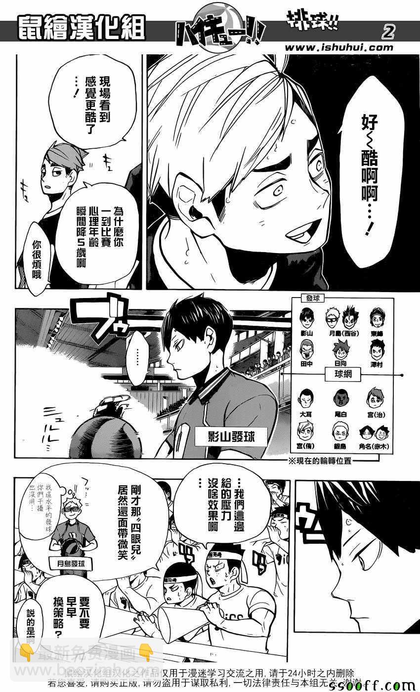 🍝排球少年!! 第251话 第2页