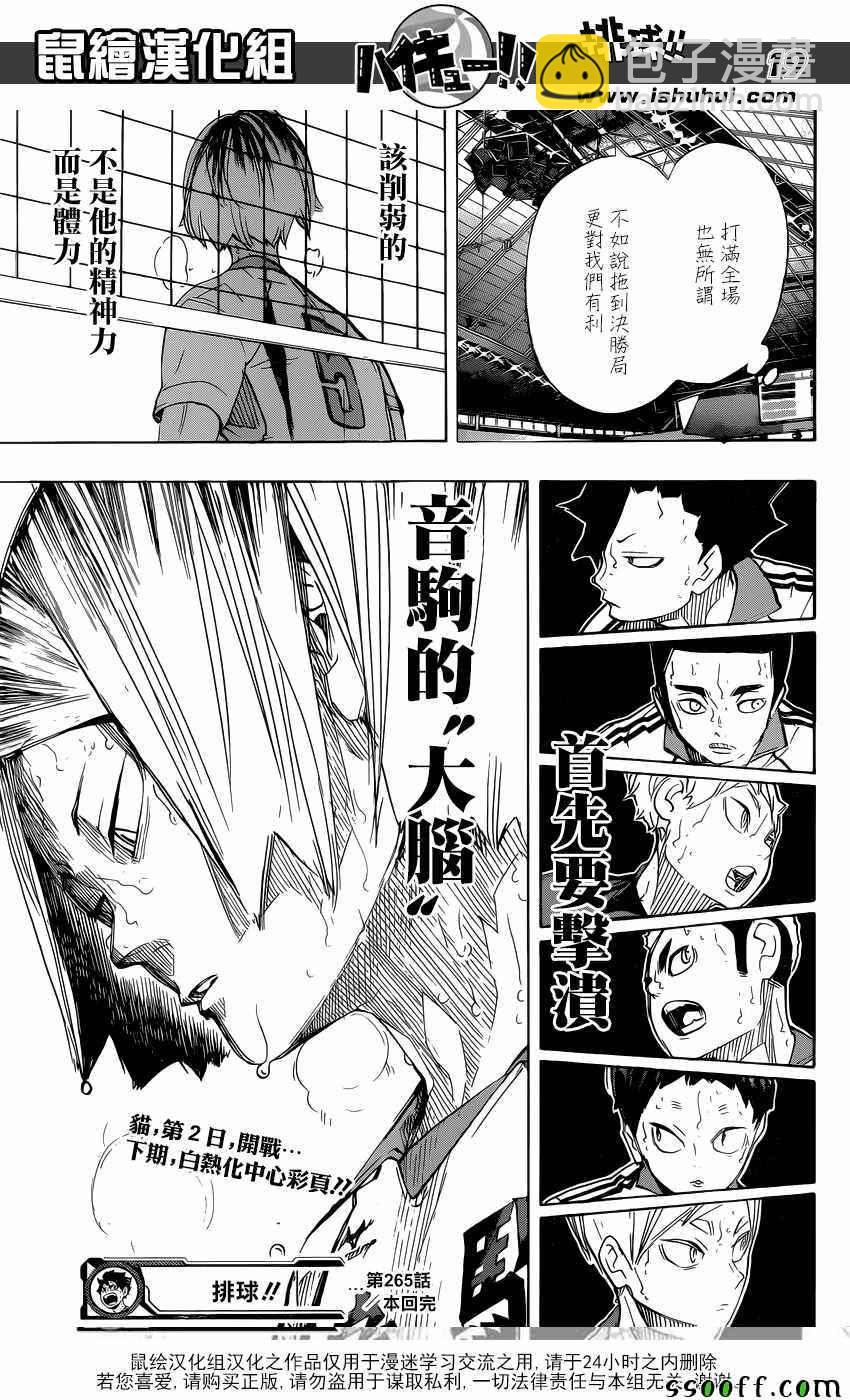 🍝排球少年!! 第265话 第19页
