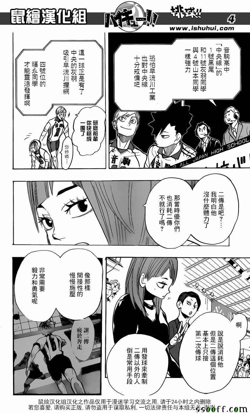 🍝排球少年!! 第267话 第4页