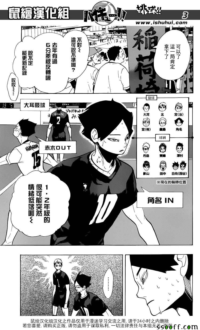 🍝排球少年!! 第275话 第3页