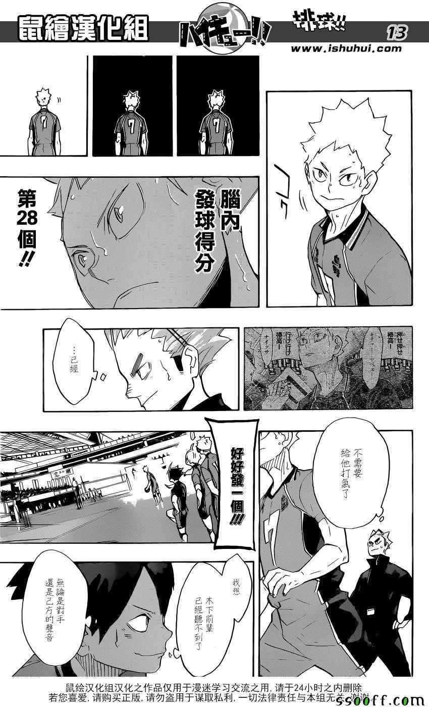 🍝排球少年!! 第277话 第13页