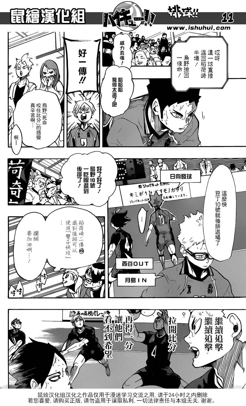 🍝排球少年!! 第281话 第11页