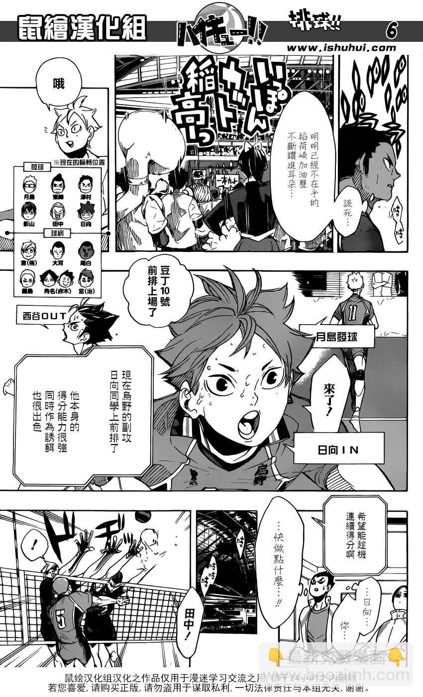 🍝排球少年!! 第281话 第6页