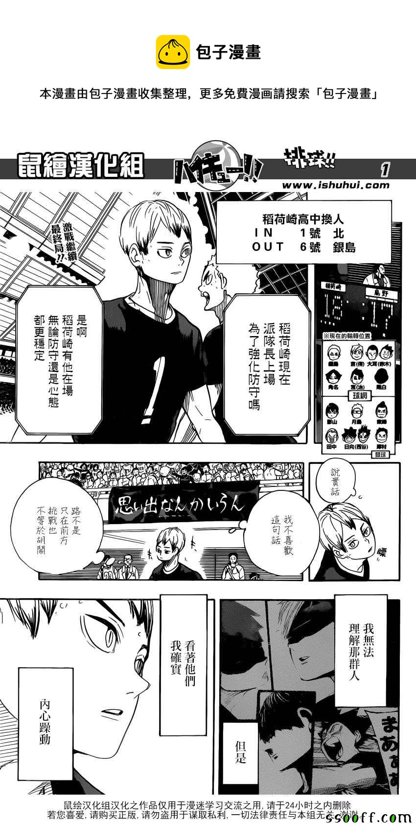 🍝排球少年!! 第283话 第1页