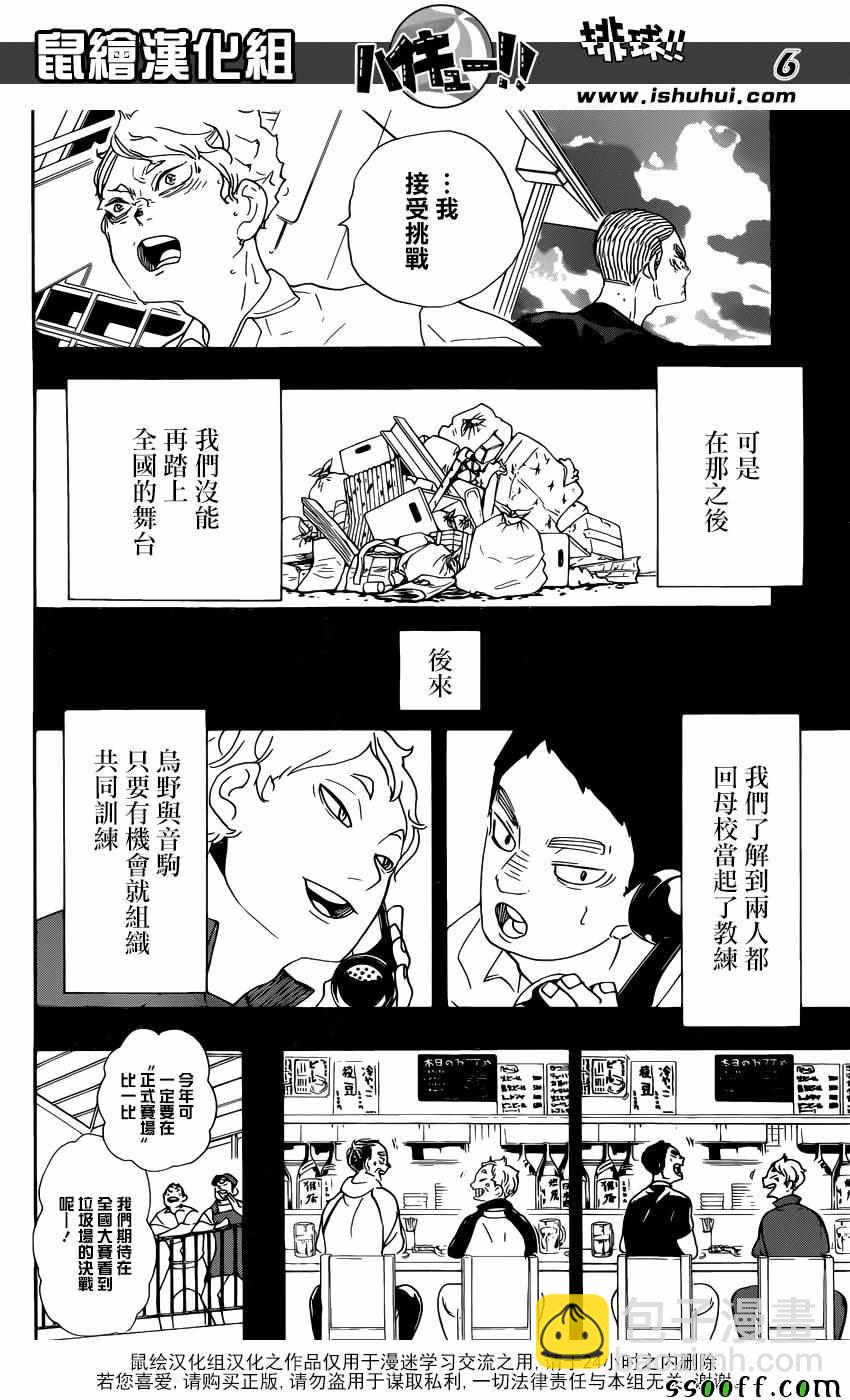 🍝排球少年!! 第293话 第6页