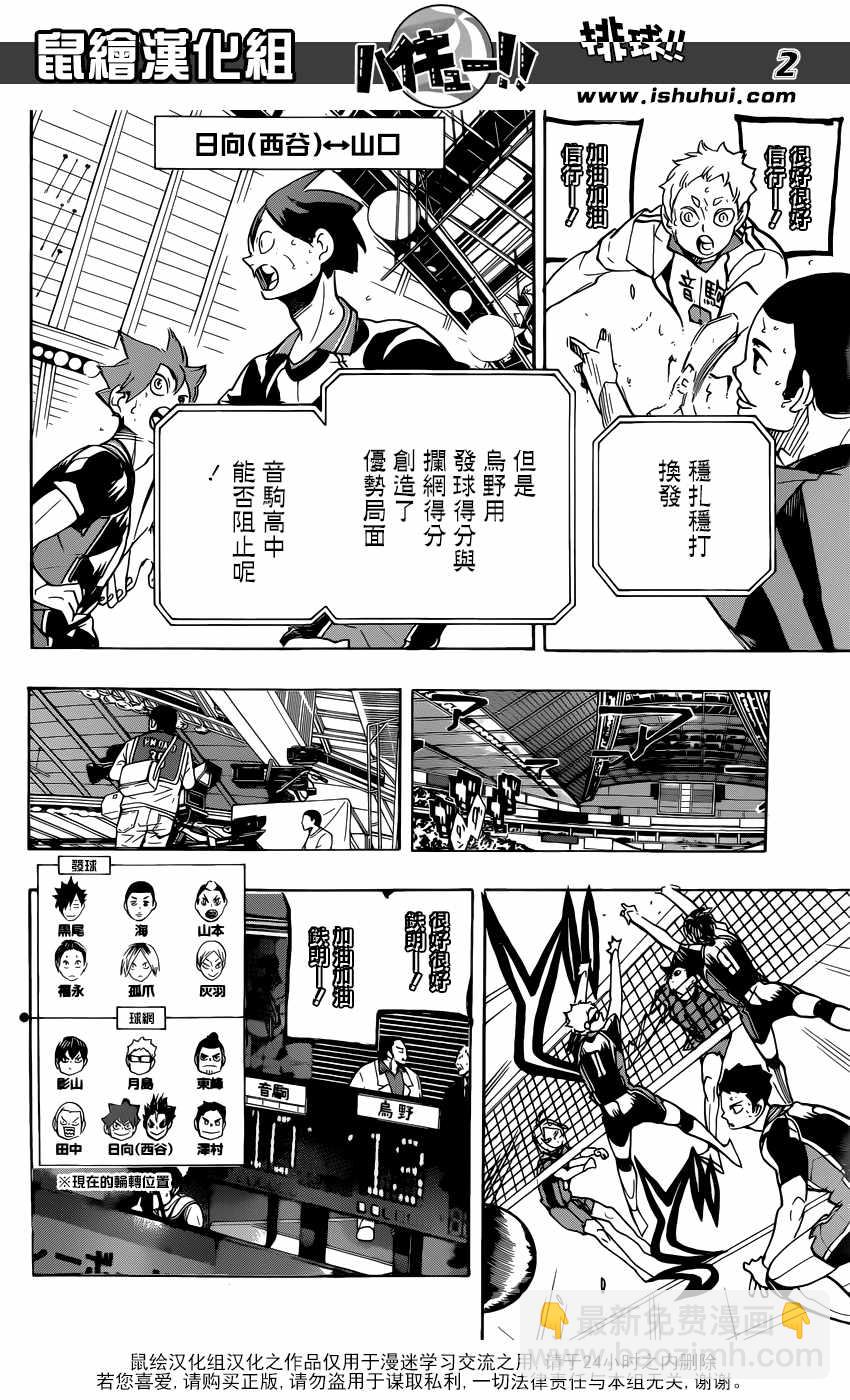 🍝排球少年!! 第299话 第2页
