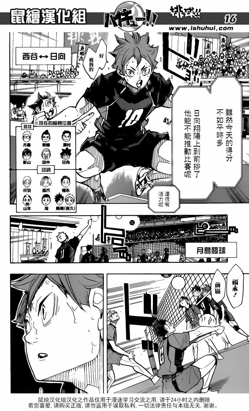 🍝排球少年!! 第309话 第16页