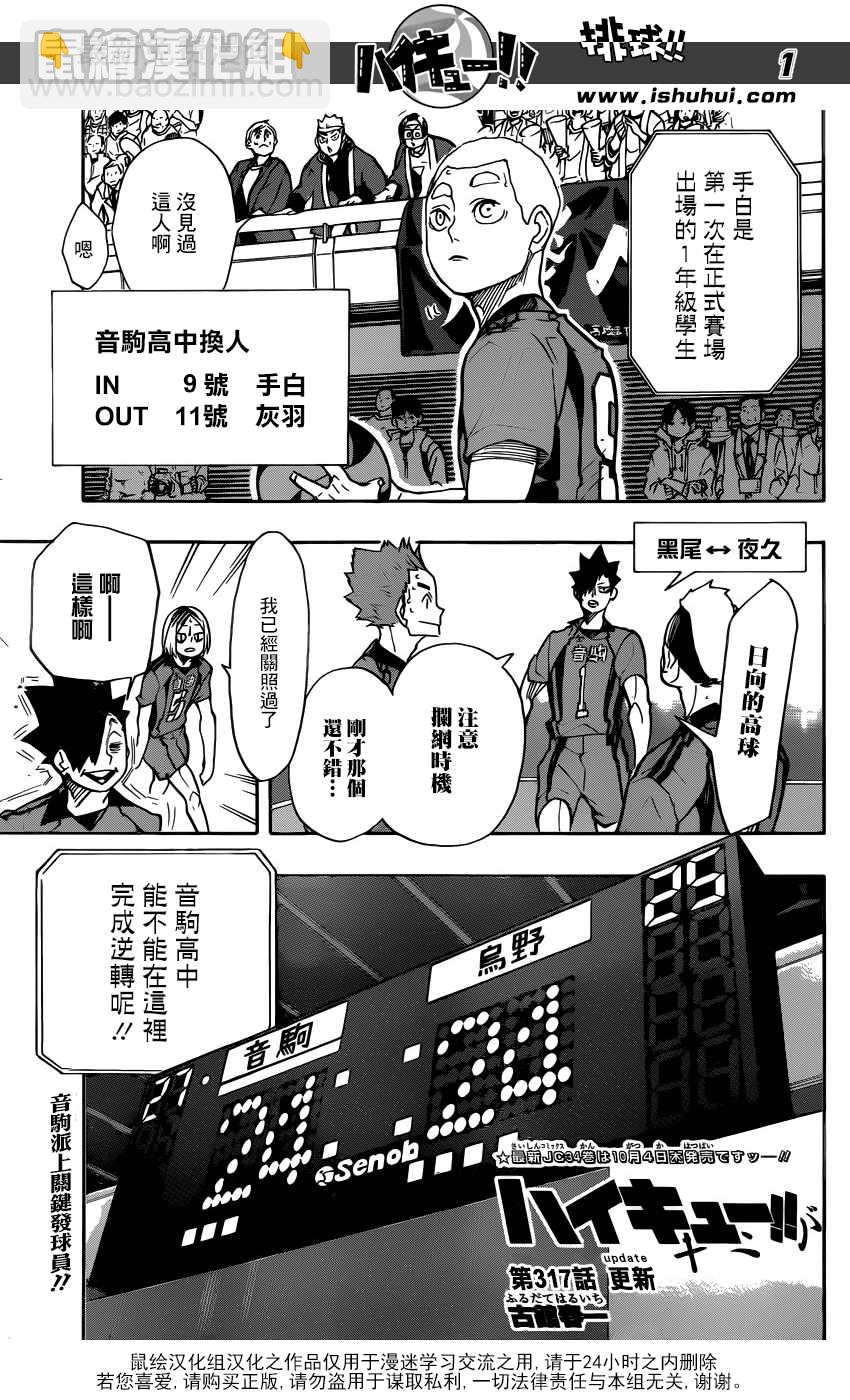 🍝排球少年!! 第317话 第2页