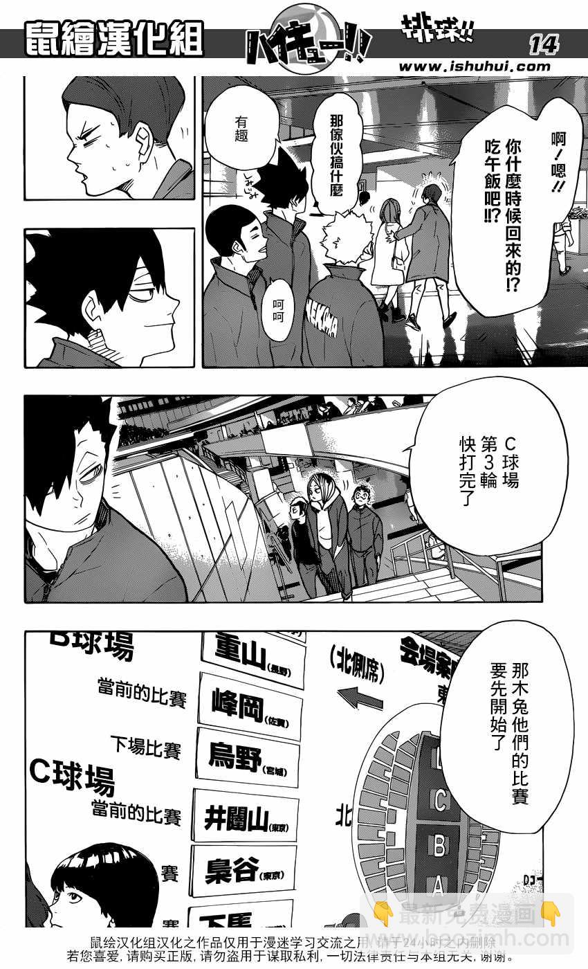 🍝排球少年!! 第327话 第14页