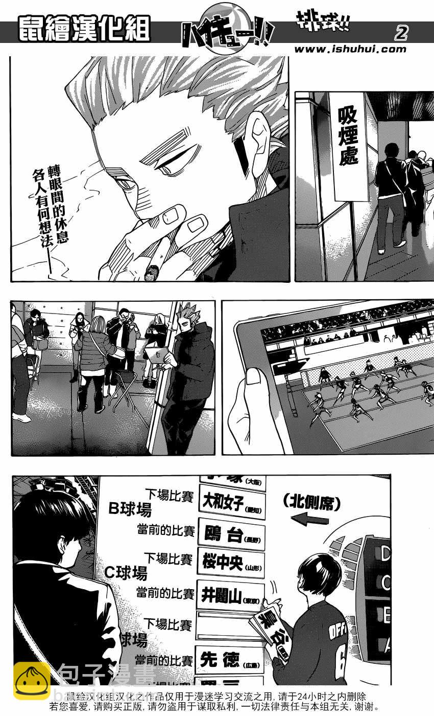 🍝排球少年!! 第327话 第2页