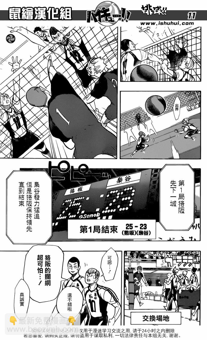 🍝排球少年!! 第333话 第11页