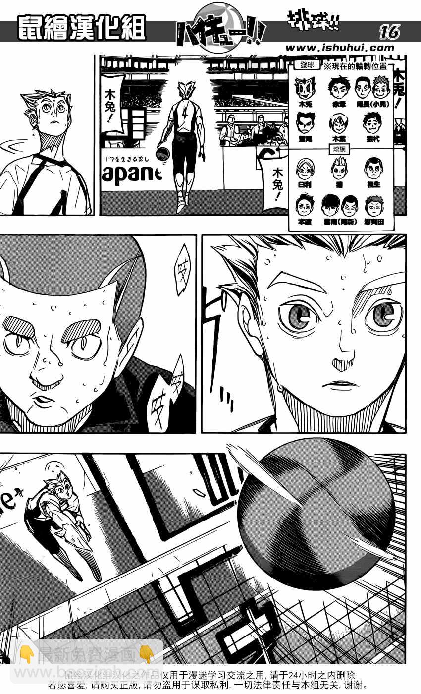 🍝排球少年!! 第335话 第15页