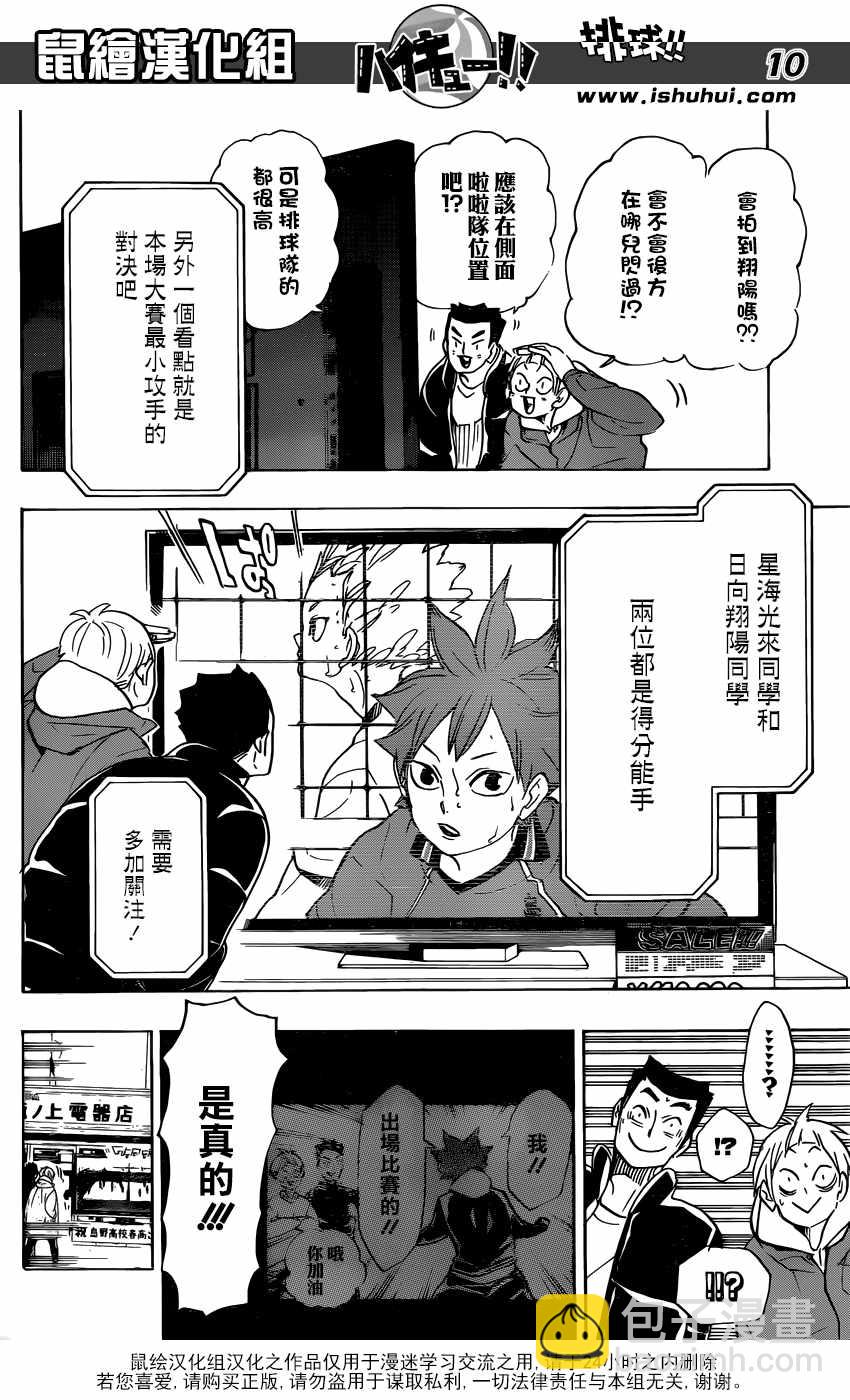 🍝排球少年!! 第339话 第10页