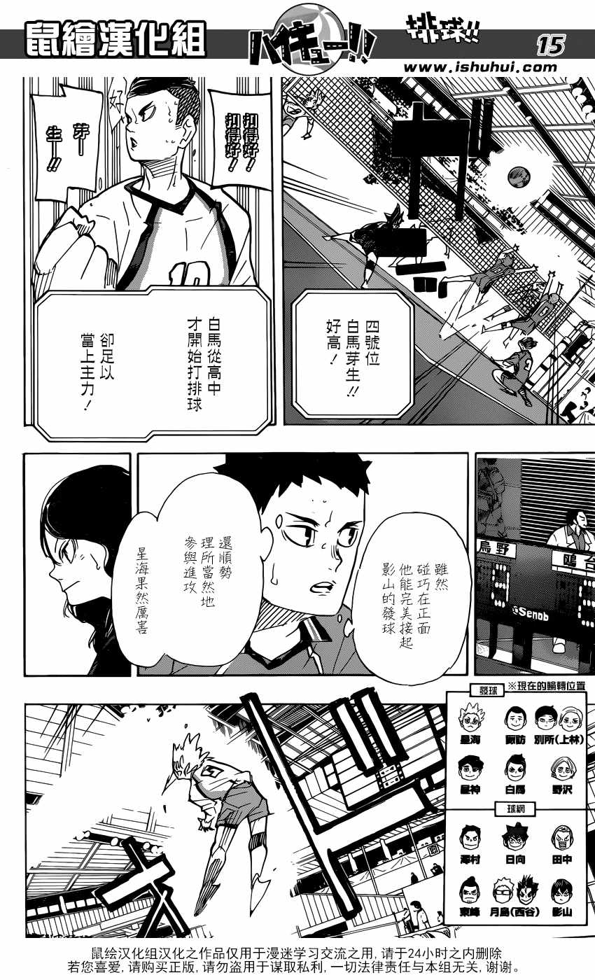 🍝排球少年!! 第343话 第15页