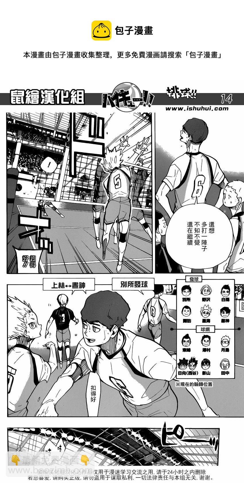 🍝排球少年!! 第351话 第14页