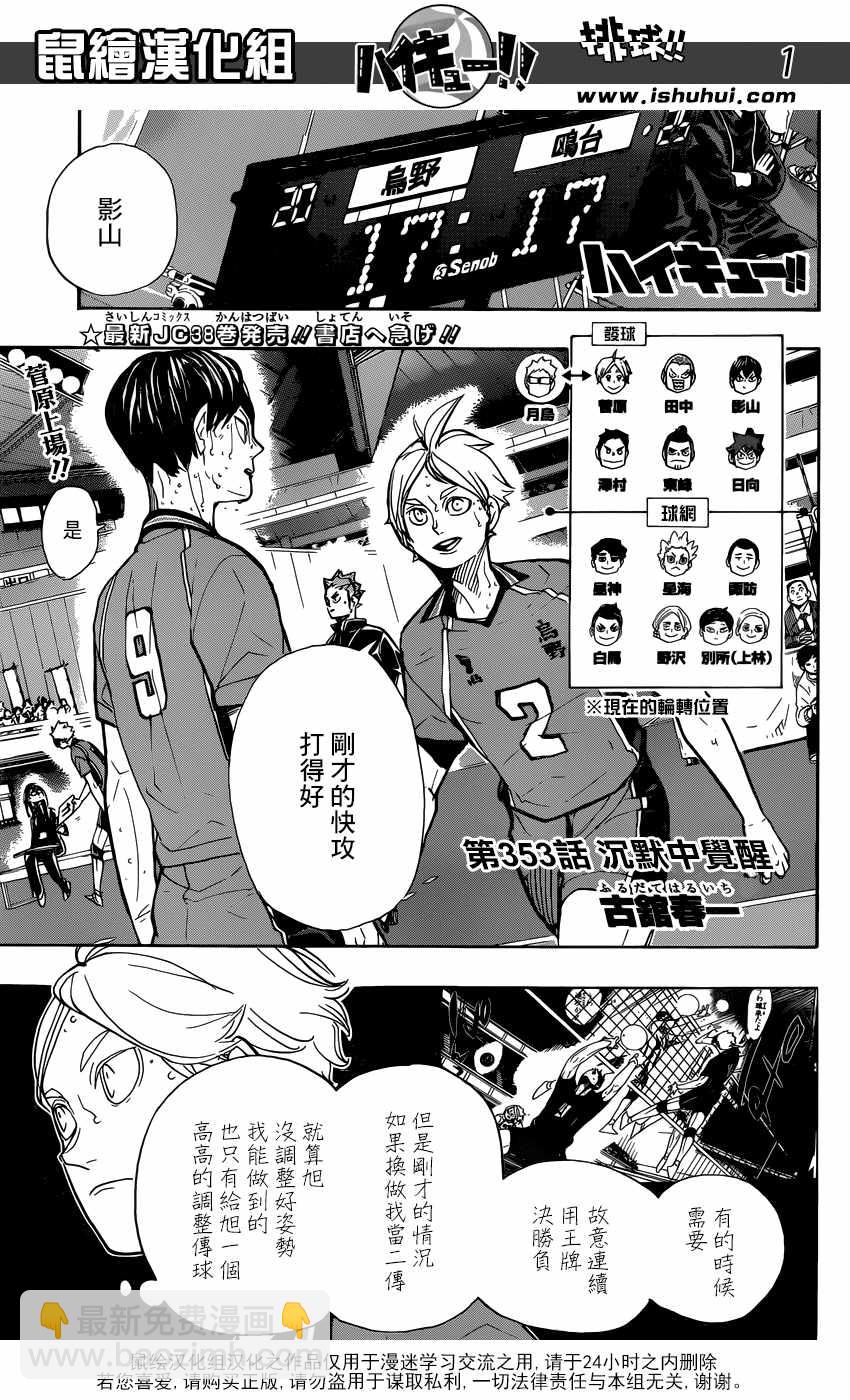 🍝排球少年!! 第353话 第2页