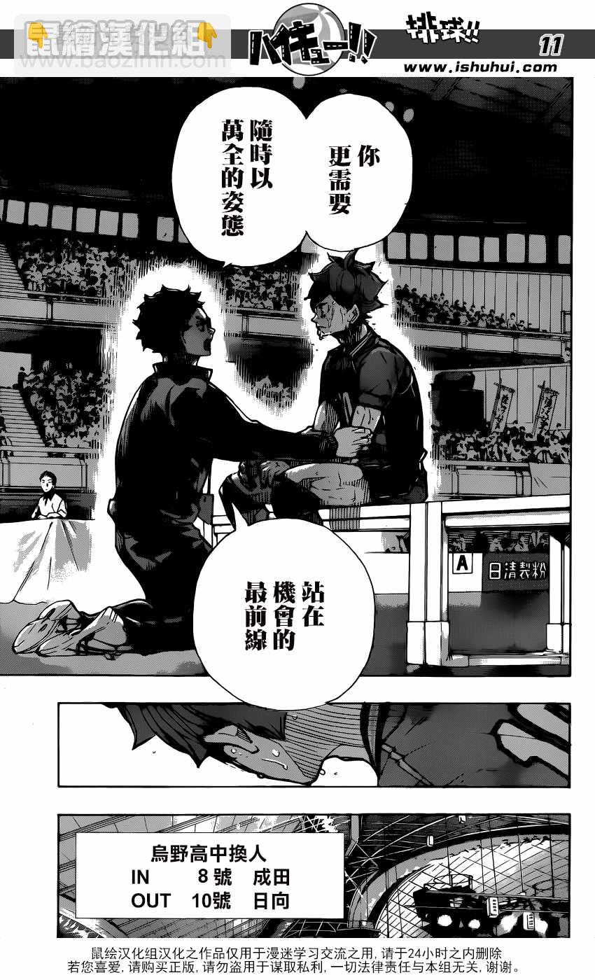 🍝排球少年!! 第365话 第11页