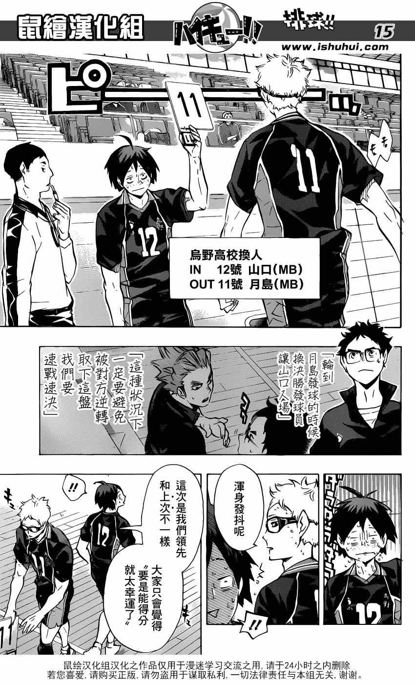 🍝排球少年!! 第119话 第15页