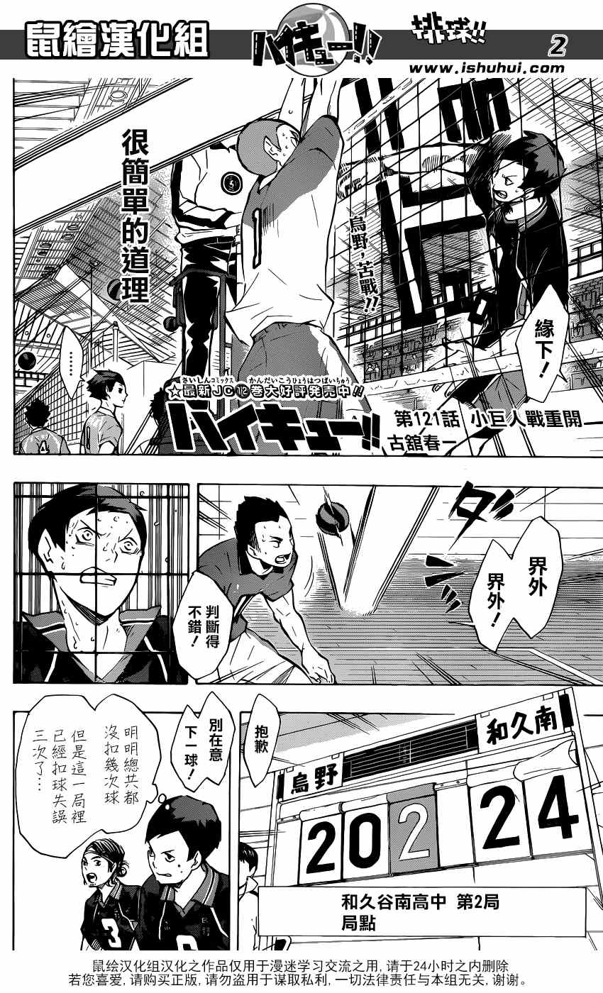 🍝排球少年!! 第121话 第2页